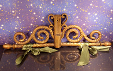 antik Messing Applikation Zierelement Möbel Zaun Fahnen teil Prozession Umzug