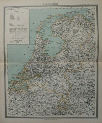Landkarte niederlande - landkarte,