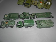 Matchbox / Lesney Militärfahrzeuge - bespielt - vgl. Text