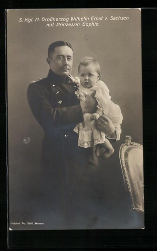 Großherzog wilhelm ernst - ak,