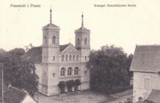 AK Fraustadt i. Posen - Evangel. Neustädtische Kirche -gel. 1920 - Wschowa Lissa