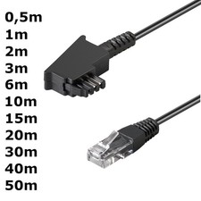 DSL Router Kabel für Fritz Easy Box Speedport TAE IP Telefon VDSL Internet Modem