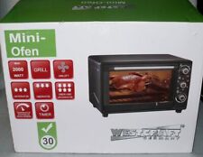West Craft WMO 30L CR Grill Heißluft Backofen Drehspieß 30L 250°C 60Min 2000W