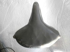 Original Bismark Leder Fahrrad  Sattel, Super Lepper Elasco