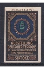 Vignette Berlin Ausstellung Deutscher Teppiche im Haus der Abgeordneten Werbung