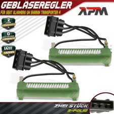 2x Gebläseregler Vorwiderstand für VW T4 Transporter IV Sharan 7M Seat Alhambra