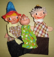 3 ältere Handpuppen