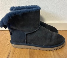 Dunkelblaue  kuschelige UGG
