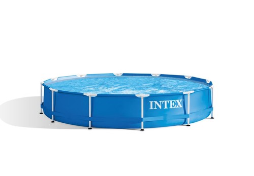 Intex metal frame pool - pool, rund