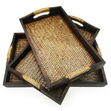 Thai Rattan Bambus Tablett