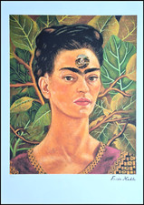 FRIDA KAHLO * Thinking about Death * 70 x 50 cm*Lithografie*limitiert # xx/250