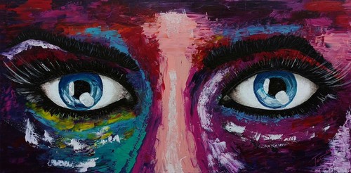Acrylbilder handgemalt - acrylbilder,