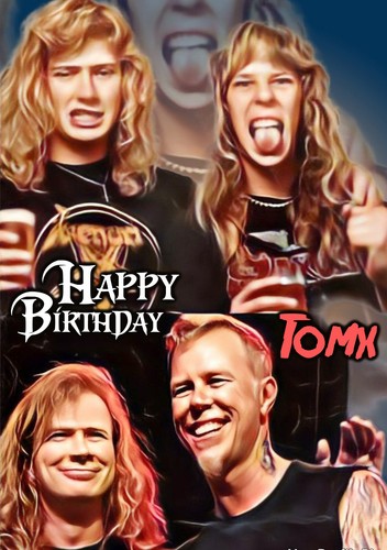 James hetfield dave mustaine - james,