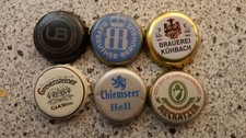 6 versch. Kronkorken