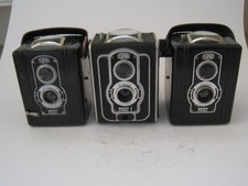 Ising Pucky, 3 Stück, Bakelit, Konvolut alte Kamera, Fotoapparat, VERY RARE!