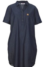Damen Jeans Kleid dunkel blau