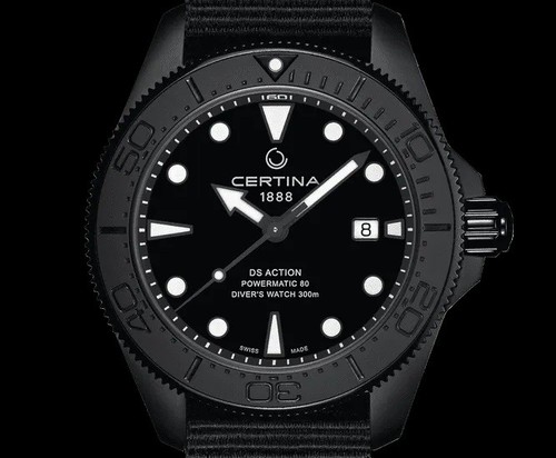 Certina action diver - ds, 43mm