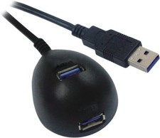1,8m USB Verlängerung Kabel 3.0 Docking Ball Tischverlängerung Verlängerunskabel