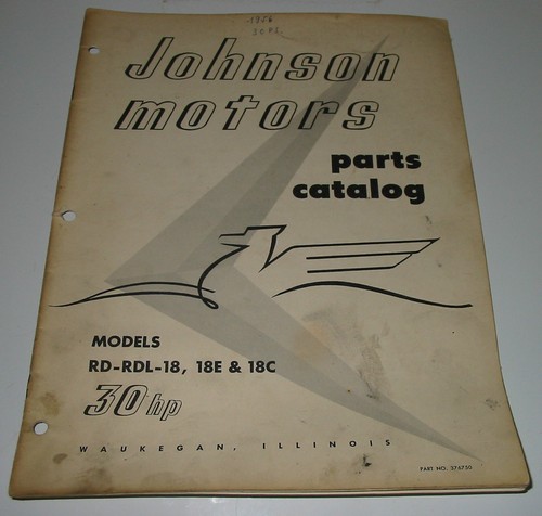 Parts catalog johnson motors - catalog,