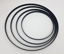 Floristiko  /  16 mm schwarz Flacheisenring Metallring Pflanzring / 0689001907