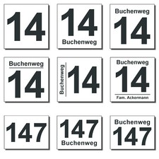 Hausnummer hausnummernschild - hausnummer,