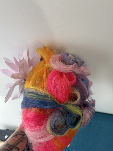 Perücke bunt lace front - perücke,