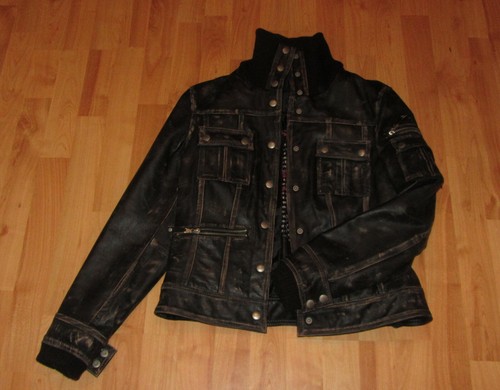S32 tolle neu lederjacke gipsy - s32,