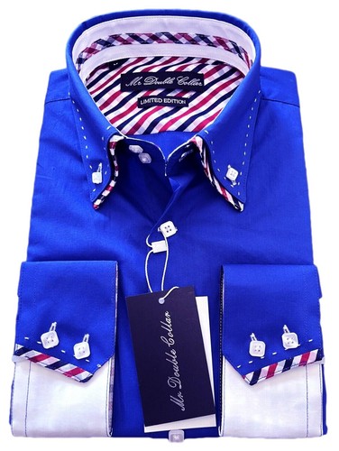 Herren royalblau weiß - royalblau,