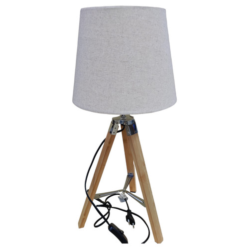 Atmosphera lampe beige braun - atmosphera,