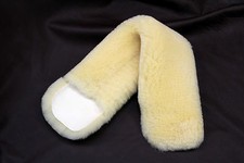 Spezial Lammfell Gurtschoner Sattelgurtschoner breit, für Westerngurt Sattelgurt