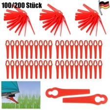 100/200 Stück Rot Kunststoff