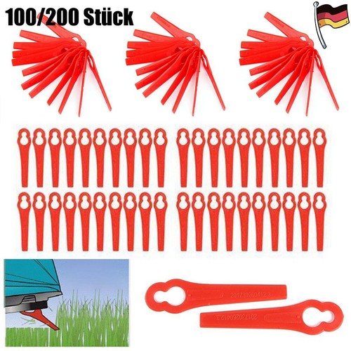 100 200 stück - rot, kunststoff