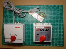 Märklin 6647 Transformator mit Fahrregler 32 VA und 6604 Delta-Control, Tip-top!