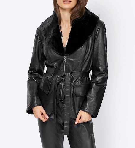 Designer lederjacke ashley - lederjacke,