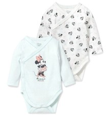 2x Wickel Body Gr.50 56 62 Neu Disney Minnie Maus 100% Baumwolle bio set baby