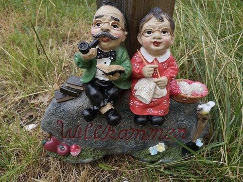 Gartenfigur dekofigur oma - oma, opa