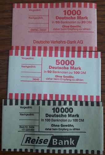 Banderole banknoten dm - banknoten,