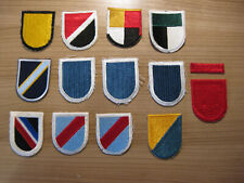 Originale US Special Forces Beret Flashes/ Barett Abzeichen - alt - cut edge -