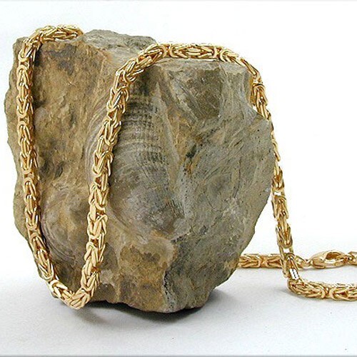 Herren damen kette 3x3mm - herren,