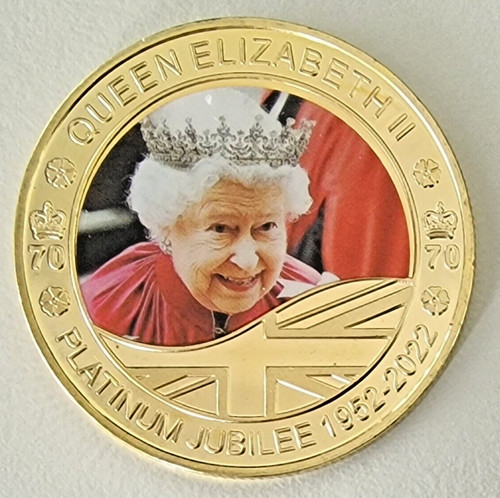 Souvenir coin her majesty - her,