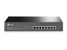 TP-Link 8-Port Gigabit PoE+ Switch 16Gbps 1U Rackmount 173,65W AC/PoE v3.0
