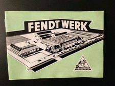 Original Fendt Unternehmensvorstellung Prospekt Dieselross Schlepper 1957