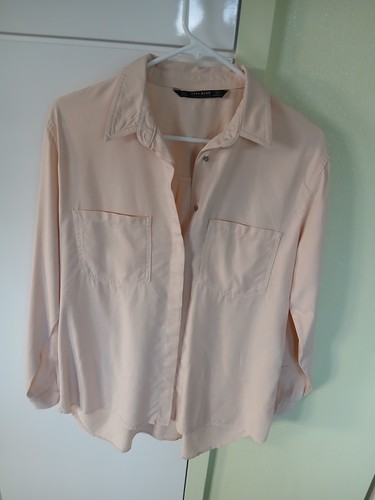 Zara bluse hemd - hemdbluse, long