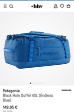 Patagonia Black hole Duffel 40L Rucksack Sporttasche Reisetasche 