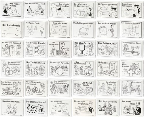 Mini puzzles knifflige - mini-puzzles,