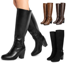 Women Almond Toe Knee-High