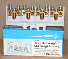 Werit 114-12547000-00 Hauptleitungs-Abzweigklemme NEU OVP