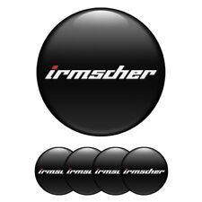 4 x Irmscher Silicon Emblem Aufkleber für Radkappen Nabendeckel Epoxidharz Logo
