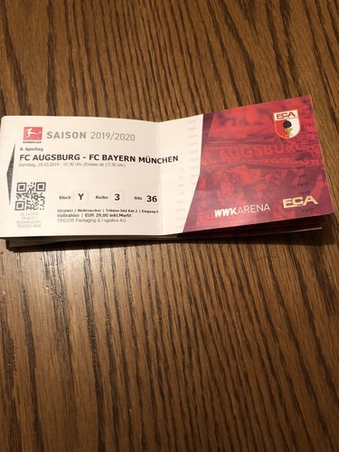 Sammler ticket augsburg - sammler,