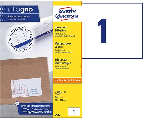 Avery zweckform 6135 universal - 6135,